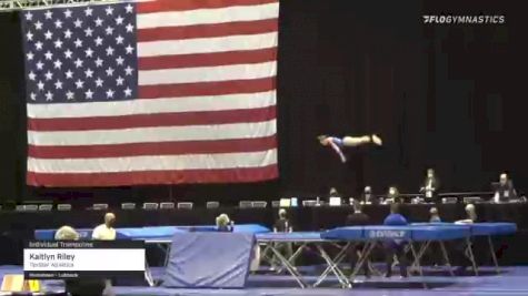 Kaitlyn Riley - Individual Trampoline, TexStar Athletics - 2021 USA Gymnastics Championships