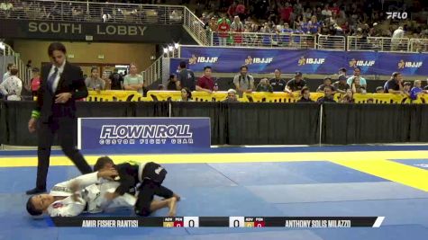 Amir Fisher Rantisi vs Anthony Solis Milazzo 2026 Pan Kids Jiu-Jitsu IBJJF Championship