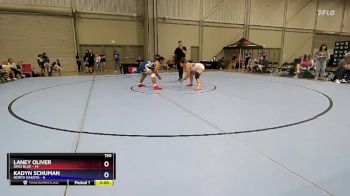 190 lbs Semis & 3rd Wb (16 Team) - Laney Oliver, Ohio Blue vs Kadyn Schuman, North Dakota