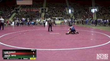 120 lbs Quarterfinal - Yancel Ortiz, Baker HS vs Luke Dudley, Prattville