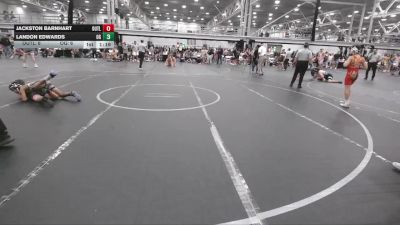 80 lbs Round 8 (10 Team) - Landon Edwards, Ohio Gold vs Jackston Barnhart, Outlaws MS