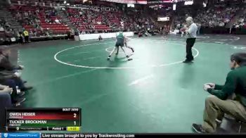 D2-170 lbs Quarterfinal - Owen Heiser, Evansville vs Tucker Brockman, Freedom