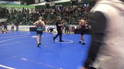 132 lbs Champ. Rd Of 16 - Cooper Hinz vs Parker Johns, Dubuque Wrestling Club