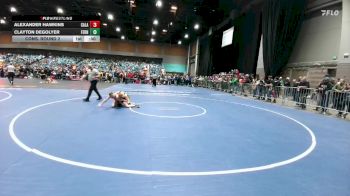 113 lbs Cons. Round 2 - Clayton DeGolyer, Fernley vs Alexander Hawkins, Calaveras