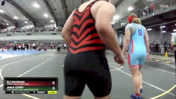 205 lbs Round 5 - Anna Kamm, Team Grind House Wrestling Club vs Eli Vaughan, Ozark Youth Wrestling