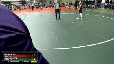 88 lbs Semis & 1st Wrestleback (8 Team) - McCoy Nagel, Perham vs Edward Cook, Waconia