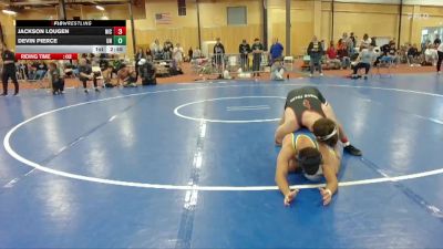 184 lbs Quarterfinal - Devin Pierce, Unattached vs Jackson Lougen, North Idaho College