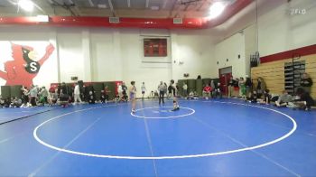 100 lbs Round 2 - Korbyn Woods, Quaker Wrestling Club vs Eric Metzinger-Pearson, Techie Wrestling Club