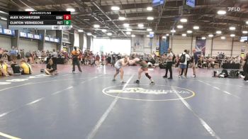 145 lbs Rr Rnd 2 - Alex Schweitzer, CCWC Blue vs Clinton VerHeecke, Patton Trained Red
