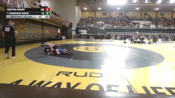 120 lbs Consi Of 16 #2 - Kenton Wesby, Peninsula Catholic High School vs Christian Wirts, Gilman