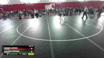 92 lbs Cons. Round 1 - Diverson Edmond, Wisconsin vs Carson Lehman, Wisconsin