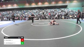 106 lbs Quarterfinal - Samuel Sanchez, Esperanza vs Eli Archibeque, Rio Rancho
