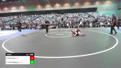 106 lbs Quarterfinal - Samuel Sanchez, Esperanza vs Eli Archibeque, Rio Rancho