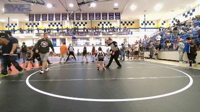 46 lbs Round Of 16 - Brantley Youngblood, Rollers Academy Of Wrestling vs Leonardo McClain, Verdigris Youth Wrestling