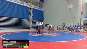 190 lbs Quarters & 1st Wb (16 Team) - Se`niya Lawrence, Northside Warner Robbins vs Fatima Darbo, Campbell