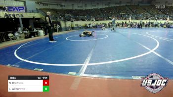 80 lbs Round Of 16 - Nathan Cruz, Scrap Yard Training vs Landon Wilbur, Predator Wrestling