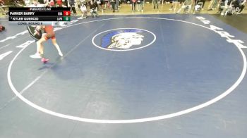 106 lbs Cons. Round 6 - Kyler Guercio, Lawerenceville vs Parker Barry, Unattached
