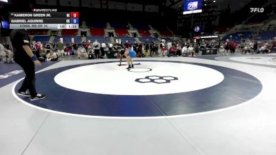 132 lbs Cons. Rd Of 16 - Kameron Green Jr., NE vs Gabriel Aguirre, OK