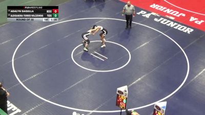 127 lbs Round Of 32 - Adalyn Sagulla, Mercer vs Aleksandra Torres Wilczewski, Parkland