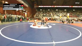 2A-175 lbs Champ. Round 1 - Robert French, Big Piney vs Bridger Anderson, Kemmerer
