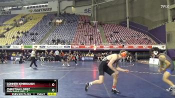 141 lbs 2nd Wrestleback (16 Team) - Christian Lopez, Embry-Riddle (Ariz.) vs Conner Kimbrough, Indiana Tech