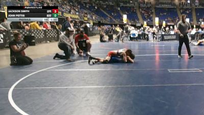 95 lbs Pigtails - Jackson Smith, Upper Darby vs John Pettis, Northwestern