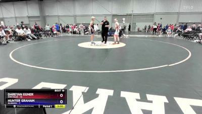 126 lbs Placement Matches (8 Team) - Dareyan Egner, Ohio Blue vs Hunter Graham, Alabama