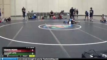 83 lbs Round 3 - Keagan Mesina, Golden Bears Wrestling Club vs Zachary Leto, Caveman