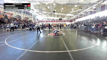 157 lbs Quarterfinal - Diego Rivera, Framingham vs Anthony DeMaio, Methuen