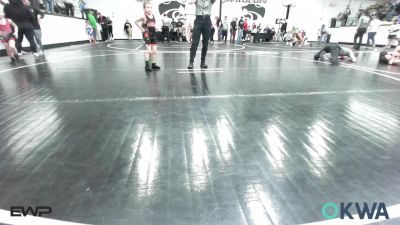 46 lbs Semifinal - Maverick Meyer, Skiatook Youth Wrestling vs Avery Booher, Honey Badgers Wrestling Club