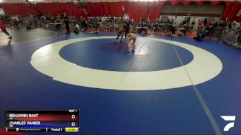 126 lbs Semifinal - Benjamin Bast, WI vs Charles Vanier, MN