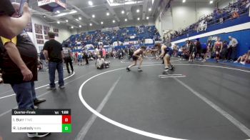 126 lbs Quarterfinal - Ike Burr, Team Tulsa Wrestling Club vs Ronnie Lovelady, Noble Takedown Club