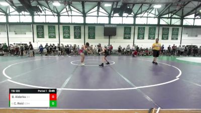 116-120 lbs Cons. Round 2 - Colby Reid, Ozark Wrestling Club vs Boone Alderks, Oregon