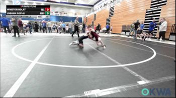 58 lbs Quarterfinal - Winston Bolay, Perry Wrestling Academy vs Joshua Roche, Newcastle Youth Wrestling
