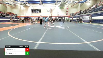 144 lbs Semifinal - Bryson Wilson, Stanford Olympia vs Ayden Mackey, Prairie Central