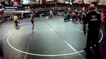 117 lbs Champ. Round 1 - Bode Berggren, Little Cougar Wrestling vs Landen Poss, Central Valley