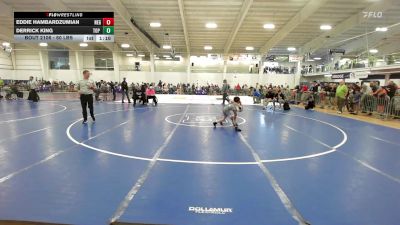 60 lbs Round Of 16 - Eddie Hambardzumian, New England Gold WC vs Derrick King, Top Flight Wrestling Academy