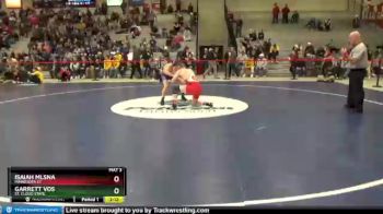 133 lbs Cons. Semi - Garrett Vos, St. Cloud State. vs Isaiah Mlsna, Minnesota St.