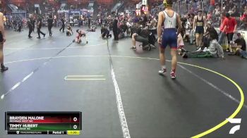 130 lbs Semifinal - Timmy Hubert, Grand Ledge WC vs Brayden Malone, Michigan West WC