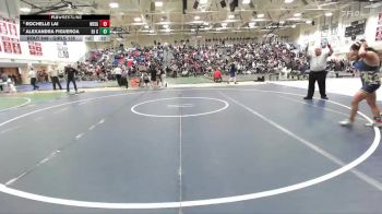 Girls 135 lbs Cons. Round 3 - Alexandra Figueroa, Everett Alvarez Girls vs Rochelle Lai, Westmont Girls