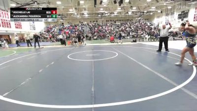 Girls 135 lbs Cons. Round 3 - Alexandra Figueroa, Everett Alvarez Girls vs Rochelle Lai, Westmont Girls