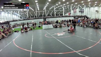 105 lbs Lailani Strong, Arizona vs Annabelle Mueller, Illinois