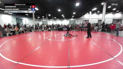 75 lbs Giovonni Nix, Illinois vs Dawson Wicker, Ohio Gray