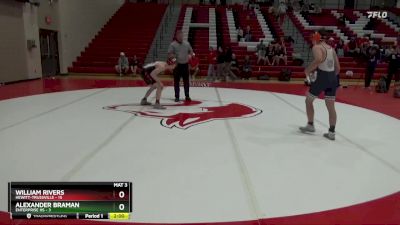 157 lbs Placement Matches (16 Team) - William Rivers, Hewitt-Trussville vs Alexander Braman, Enterprise HS