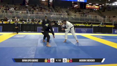Jackson E McVicker vs Suyan Lopes Queiroz 2025 Pan Jiu Jitsu IBJJF Championship