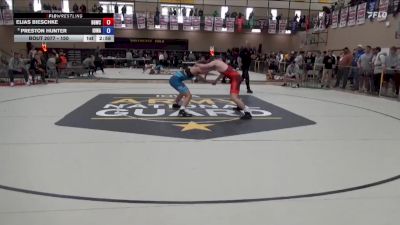 157 lbs Champ. Round 2 - Elias Bieschke, Big Game Wrestling Club vs Preston Hunter, Iowa