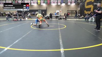 157 lbs Champ. Round 2 - Jax Jensen, Iowa vs Dawson Beyer, Team Valley Wrestling Club