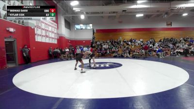 106 lbs Consolation - Biswas Darji, Concord vs Kylar Cox, Alvirne
