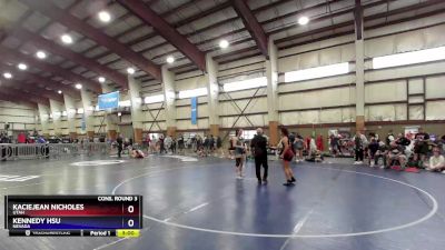 130 lbs Cons. Round 3 - KacieJean Nicholes, Utah vs Kennedy Hsu, Nevada