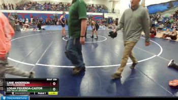 160 lbs Cons. Round 2 - Lane Anderson, Gallatin (Bozeman) vs Logan Figueroa-Castor, East Valley (Spokane)
